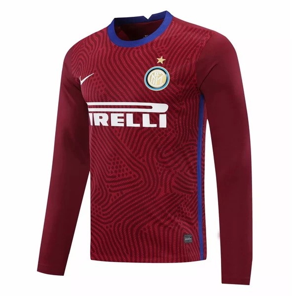 Camiseta Inter Milan ML Portero 2020-2021 Borgona